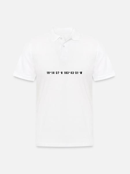Colima Mexiko - Männer Poloshirt - Weiß
