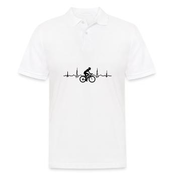 Cyclisme VTT Vélo VTT Vélo Vélo - Polo Homme - blanc - Devant - Kai (181cm)