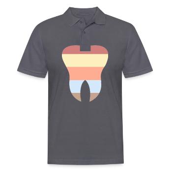 La dent - Polo Homme - charbon - Devant - Nico (186cm)