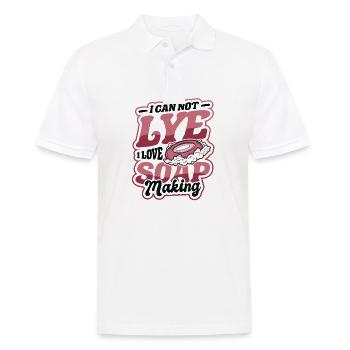 I Cannot Lye I Love Seifenherstellung - Männer Poloshirt - Weiß - Vorne - Kai (181cm)
