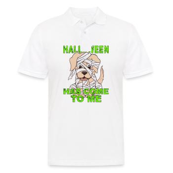 HALLOWEEN EST VENU À MOI - Polo Homme - blanc - Devant - Kai (181cm)