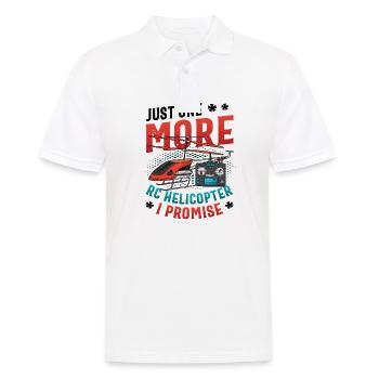 Nur Noch Ein Rc-hubschrauber, Ich Verspreche. - Männer Poloshirt - Weiß - Vorne - Kai (181cm)