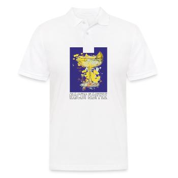 COCKTAIL NACHT KAFFEE - Männer Poloshirt - Weiß - Vorne - Kai (181cm)