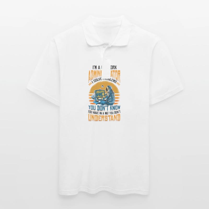 Solve Problems It-support Network Administrator Men's Polo Shirt