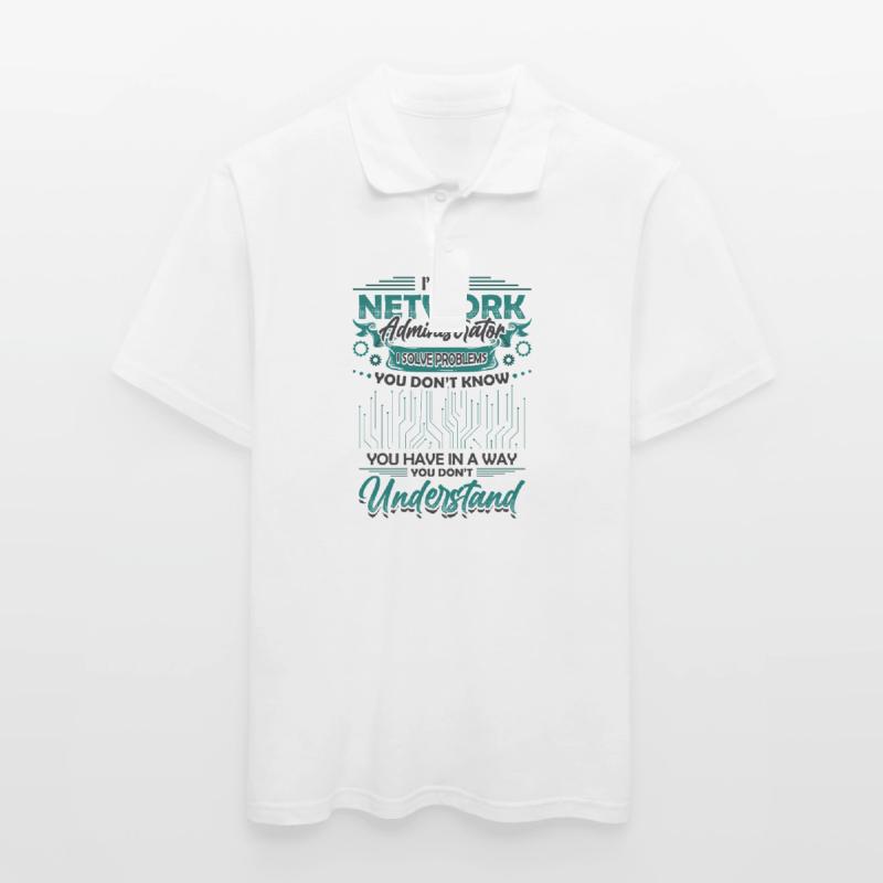 Solve Problems It-support Network Administrator Men's Polo Shirt