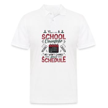 Ja, Ich Bin Ein Schulberater Nein. - Männer Poloshirt - Weiß - Vorne - Kai (181cm)