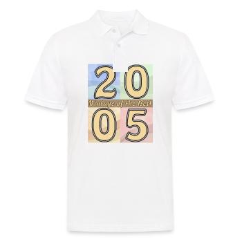 ANNÉE D’ANNIVERSAIRE 2005 - Polo Homme - blanc - Devant - Kai (181cm)