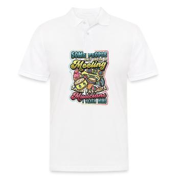 I Teach My Favorite Musicians Music Teachers - Men's Polo Shirt - white - Front - Kai (181cm)