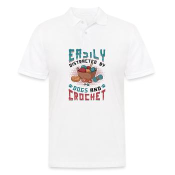 Facilement distrait par les chiens et le crochet. - Polo Homme - blanc - Devant - Kai (181cm)