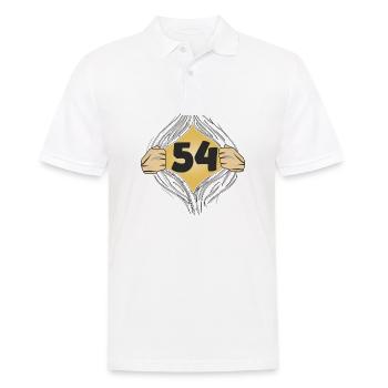 54 METTRE UNE CHEMISE - Polo Homme - blanc - Devant - Kai (181cm)