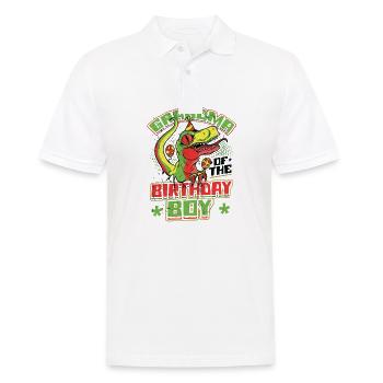 Grand-mère du garçon d’anniversaire - Polo Homme - blanc - Devant - Kai (181cm)