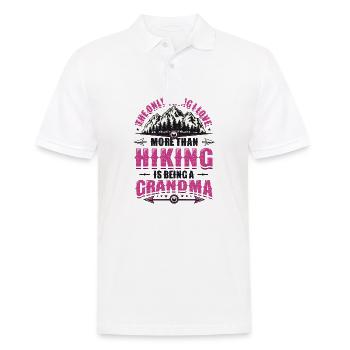 Grand-père errant dans la montagne. - Polo Homme - blanc - Devant - Kai (181cm)