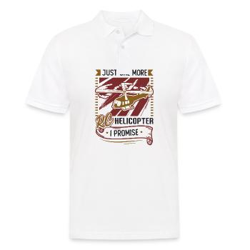 Nur Noch Ein Rc-hubschrauber, Ich Verspreche. - Männer Poloshirt - Weiß - Vorne - Kai (181cm)