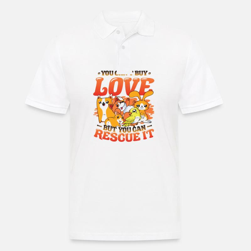 Love cannot be bought. - Men's Polo Shirt - white