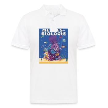 MEERES-BIOLOGIE - Männer Poloshirt - Weiß - Vorne - Kai (181cm)