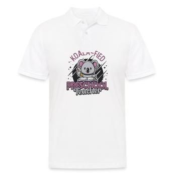 Koala-fied Koala fier enseignant préscolaire - Polo Homme - blanc - Devant - Kai (181cm)