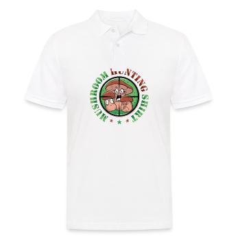 Chasse aux champignons cueilleurs de champignons - Polo Homme - blanc - Devant - Kai (181cm)