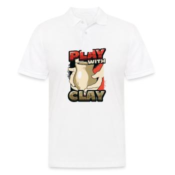 Spielen Mit Töpferwaren Aus Ton - Männer Poloshirt - Weiß - Vorne - Kai (181cm)