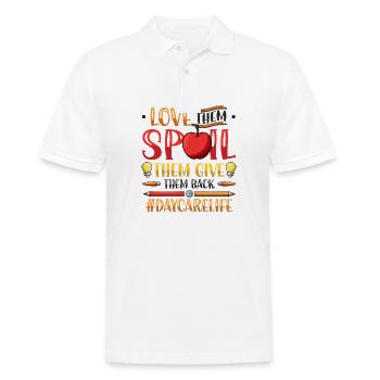 Aimez-les gâtés, elle leur rend Kita-leben - Polo Homme - blanc - Devant - Kai (181cm)