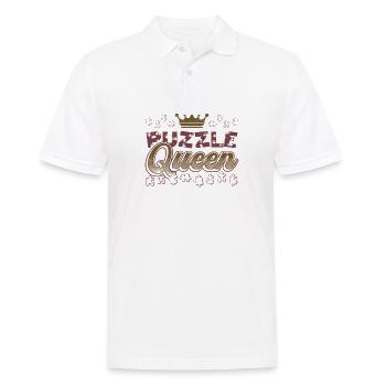 Puzzle Queen, jeu de réflexion - Polo Homme - blanc - Devant - Kai (181cm)