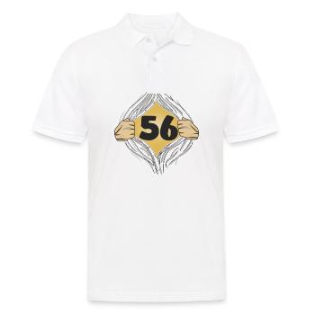 56 PUT ON SHIRT - Men's Polo Shirt - white - Front - Kai (181cm)