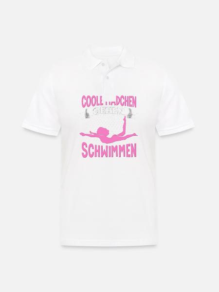 Schwimmer Wassersport Mir Reichts Ich Geh - Männer Poloshirt - Weiß