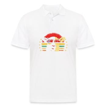 Schafe Bauern Bauernhof Schaf - Männer Poloshirt - Weiß - Vorne - Kai (181cm)
