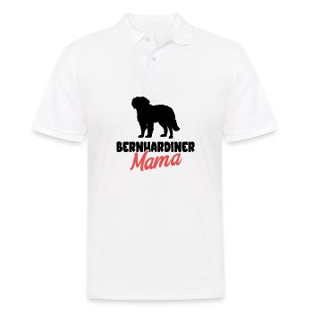 Saint Bernard - Men's Polo Shirt - white - Front - Kai (181cm)