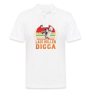 Skateboarder Skateboarding Skaten Skater - Männer Poloshirt - Weiß - Vorne - Kai (181cm)