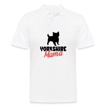 Yorkshire Terrier - Polo Homme - blanc - Devant - Kai (181cm)