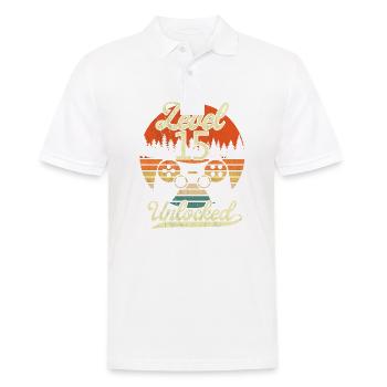 Level 15 Unlocked Men Gamer 15 Birthday Gamer - Men's Polo Shirt - white - Front - Kai (181cm)