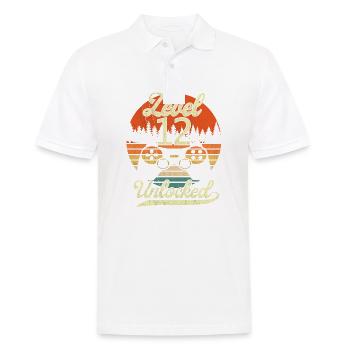 Level 12 Unlocked Männer Jungs Gamer 12 - Männer Poloshirt - Weiß - Vorne - Kai (181cm)