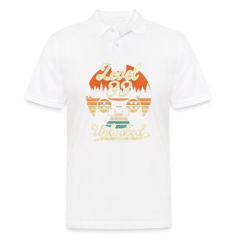 Level 33 Unlocked Männer Gamer 33 Geburtstag Gamer - Männer Poloshirt - Weiß - Vorne - Kai (181cm)