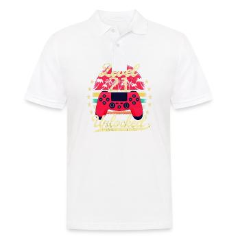 Level 21 Unlocked Men Gamer Birthday Level - Men's Polo Shirt - white - Front - Kai (181cm)