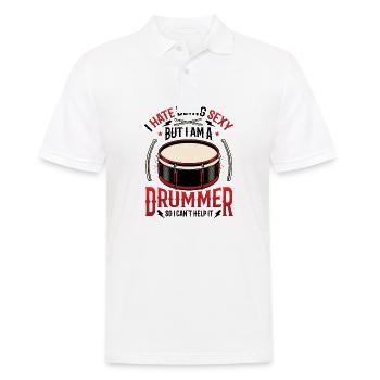 Ich Hasse Es, Sexy Zu Sein - Männer Poloshirt - Weiß - Vorne - Kai (181cm)