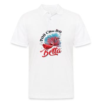 Haltung Von Betta-fischen - Männer Poloshirt - Weiß - Vorne - Kai (181cm)
