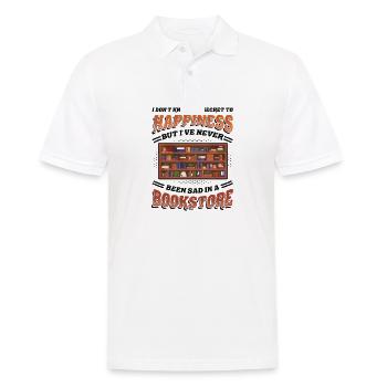Buchhändlerin, Bibliothekarin, Buchliebhaberin - Männer Poloshirt - Weiß - Vorne - Kai (181cm)