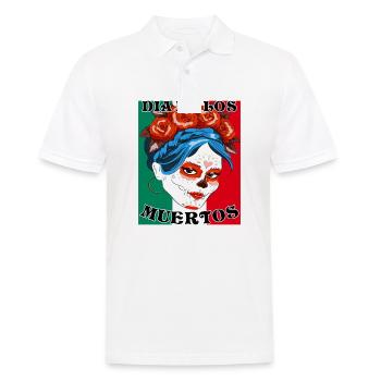 DIA DE LOS MUERTOS - Men's Polo Shirt - white - Front - Kai (181cm)
