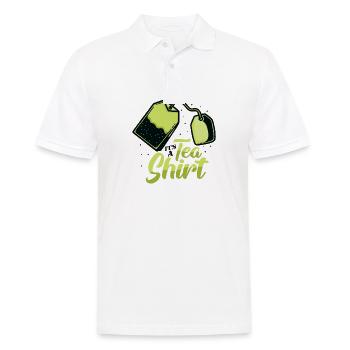 Amateur de thé - c’est une chemise de thé - Polo Homme - blanc - Devant - Kai (181cm)