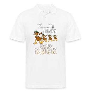 FAMILLE ÉQUIPE PAPA CANARD - Polo Homme - blanc - Devant - Kai (181cm)