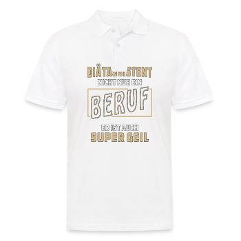 DiÄTASSISTENT NICHT NUR EIN BERUF - Männer Poloshirt - Weiß - Vorne - Kai (181cm)