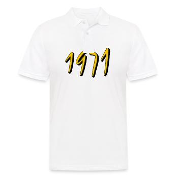 DATE DE NAISSANCE ANNÉE 1971 - Polo Homme - blanc - Devant - Kai (181cm)