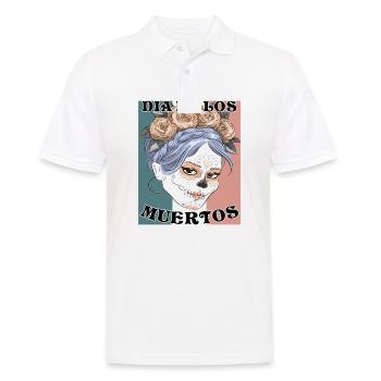 DIA DE LOS MUERTOS - Men's Polo Shirt - white - Front - Kai (181cm)