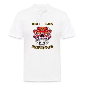 DIA DE LOS MUERTOS - Men's Polo Shirt - white - Front - Kai (181cm)