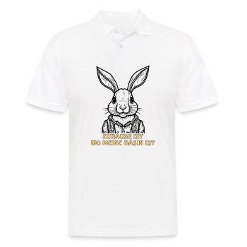 LAPIN À LA MAISON LAPIN - Polo Homme - blanc - Devant - Kai (181cm)