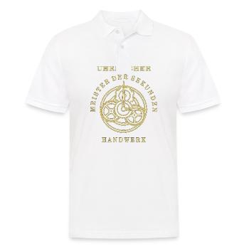 HORLOGER MAÎTRE DES SECONDES - Polo Homme - blanc - Devant - Kai (181cm)