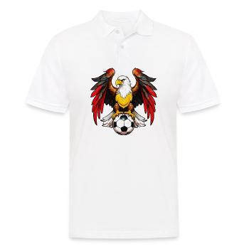 ADLER FOOTBALL - Men's Polo Shirt - white - Front - Kai (181cm)