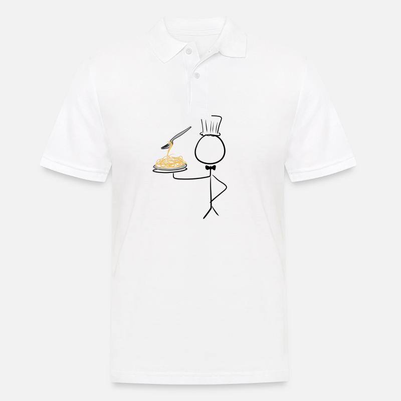 cuisinier cuisinier - Polo Homme - blanc