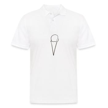 crème glacée - Polo Homme - blanc - Devant - Kai (181cm)