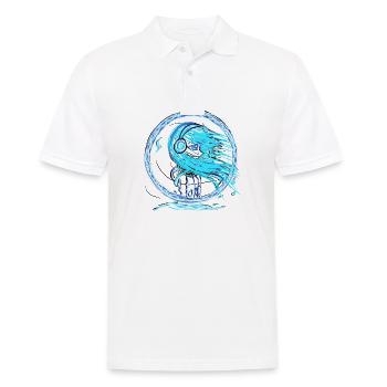 Musique Eau - Polo Homme - blanc - Devant - Kai (181cm)